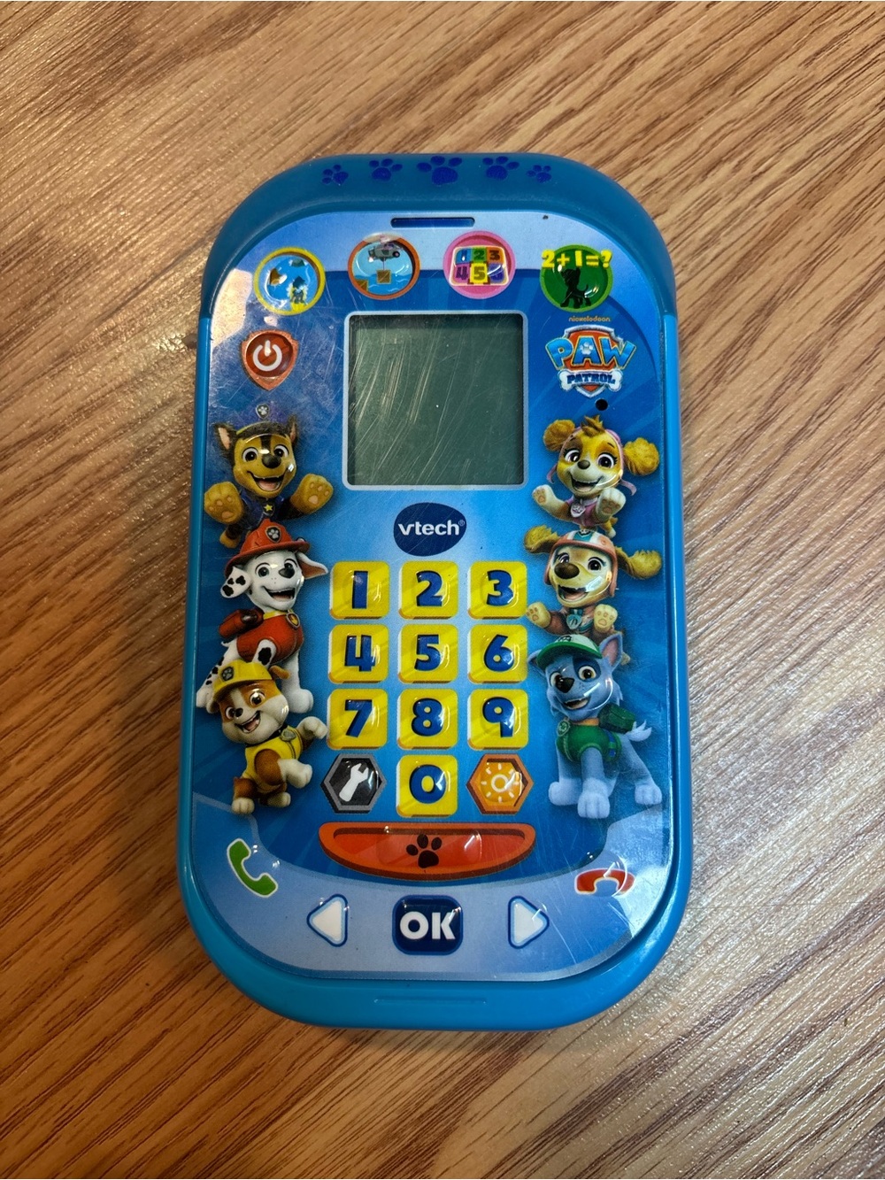 VTech Paw Patrol Blue Learning Toy Phone for Kids- works